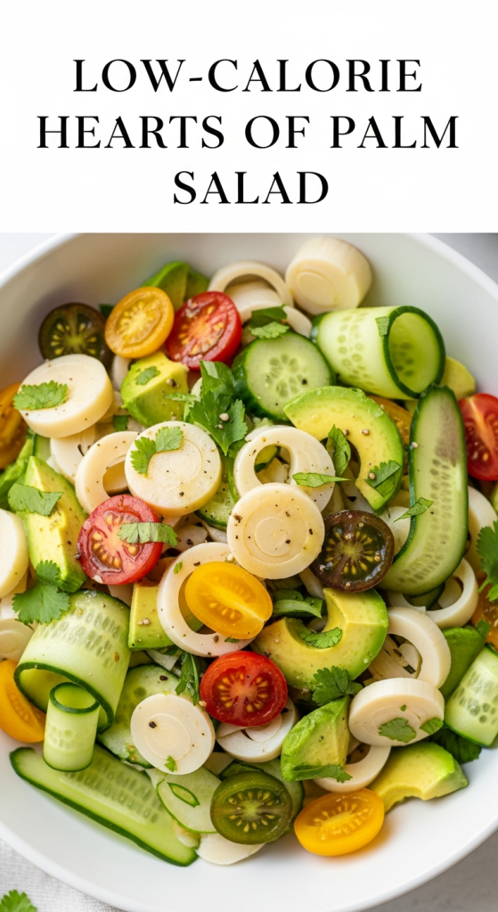 Ecuadorian Low-Calorie Hearts of Palm Salad Crisp & Light
