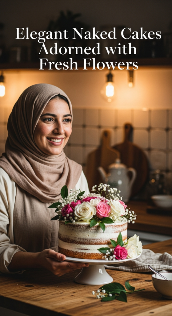 Elegant Naked Cakes Adorned with Fresh Flowers A Guide