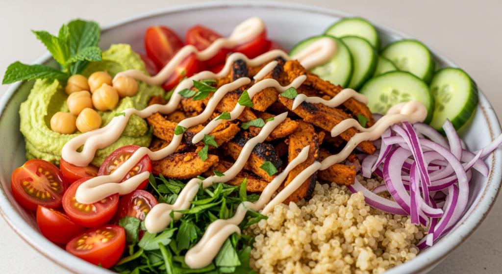 Flavor-Packed Best Vegan Shawarma Bowls with Creamy Tahini Sauce