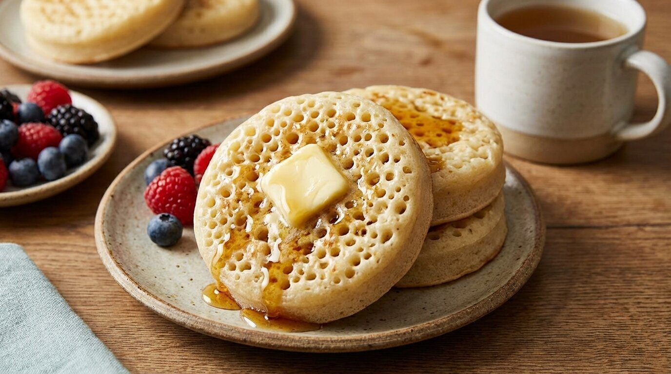 Fluffy Vegan Crumpets: A Delightful Plant-Based Treat