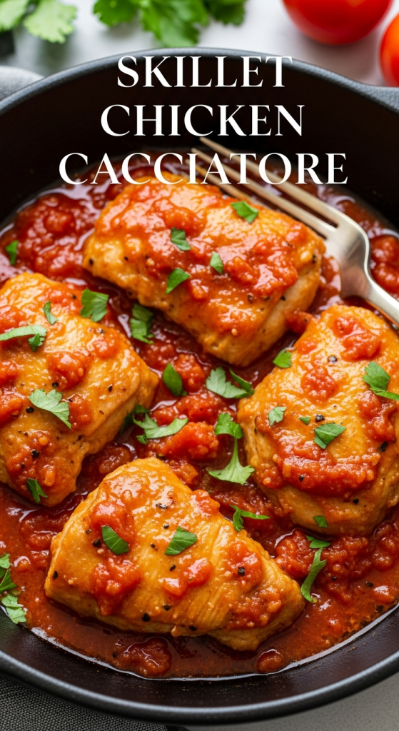 Healthy Skillet Chicken Cacciatore: Light & Flavorful Twist
