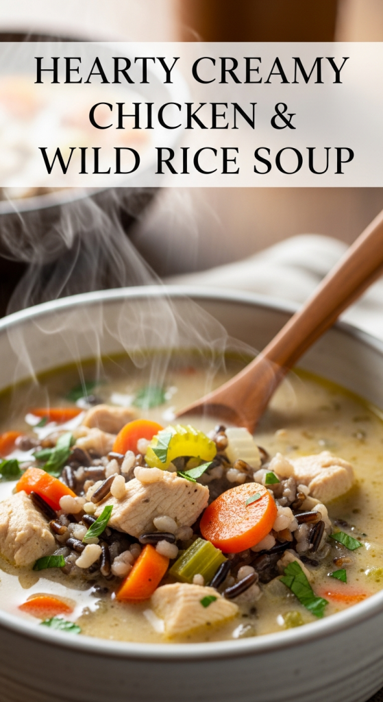 Hearty Creamy Chicken & Wild Rice Soup A Cozy Comfort Boost
