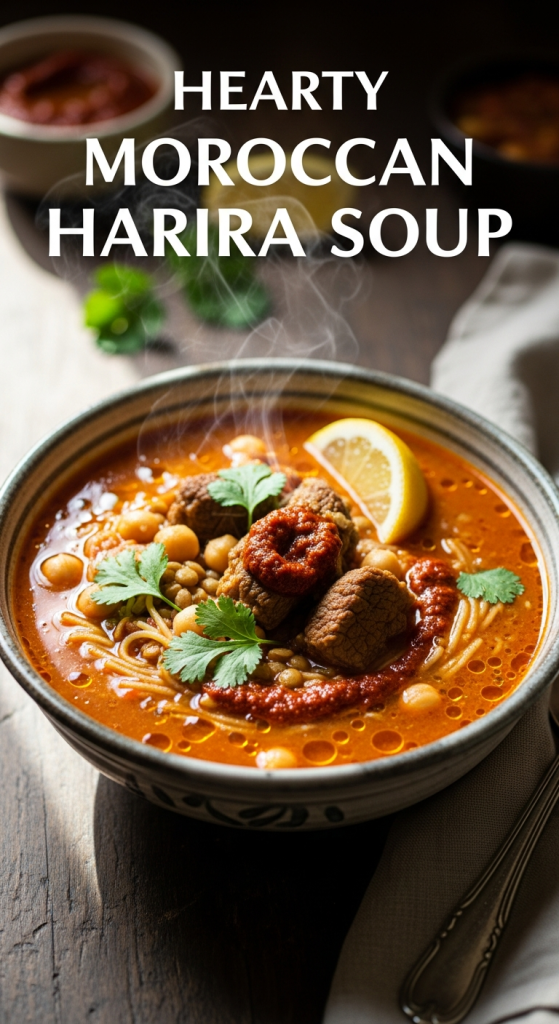 Hearty Moroccan Harira Soup: Savor the Rich Flavors