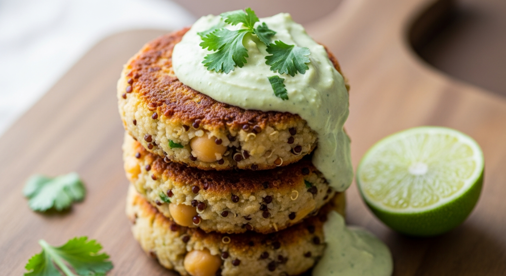 Hearty Quinoa Chickpea Patties: A Nutritious Delight