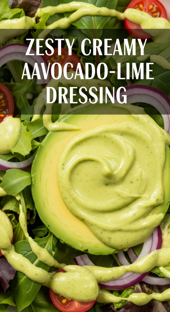 Incredible Zesty Creamy Avocado-Lime Dressing: Fresh Flavor Boost