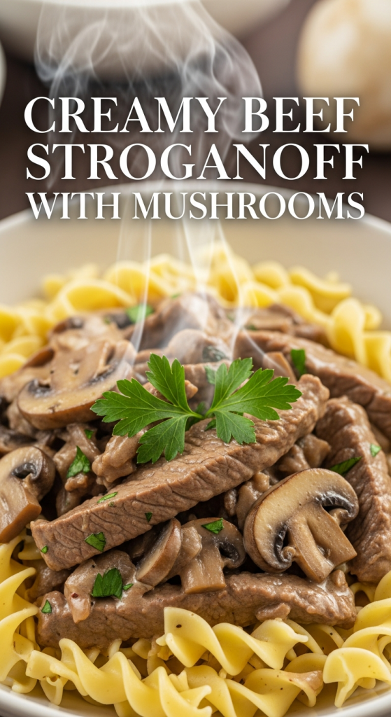 Indulge in Rich, Best Creamy Beef Stroganoff with Mushrooms