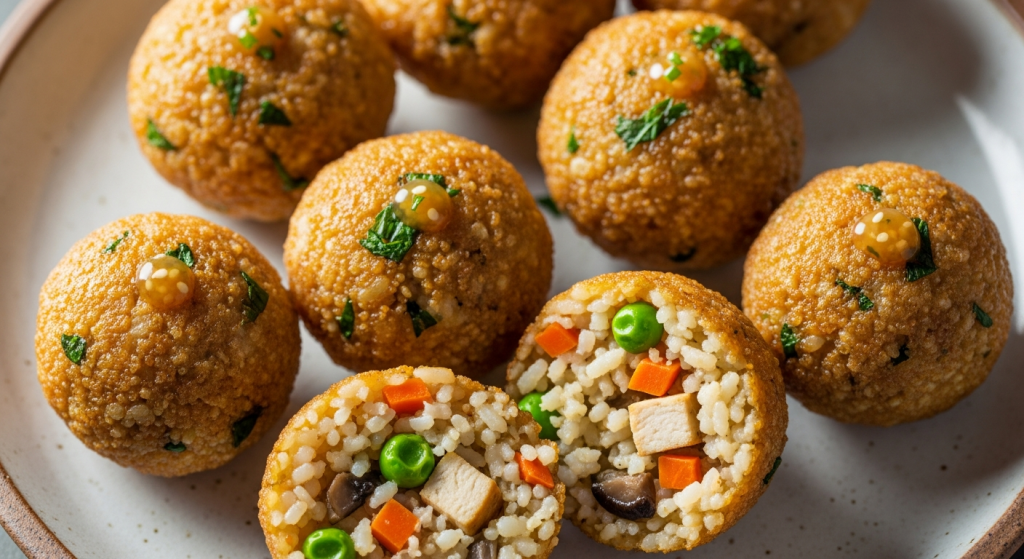 Irresistible Flavorful Savory Rice Balls: Exploring Tasty Filled Bites