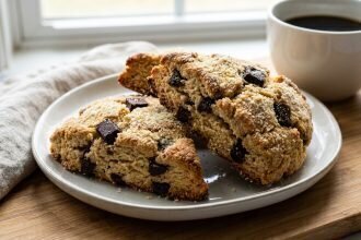 Irresistible Gluten-Free Paleo Chocolate Chip Scones Delight