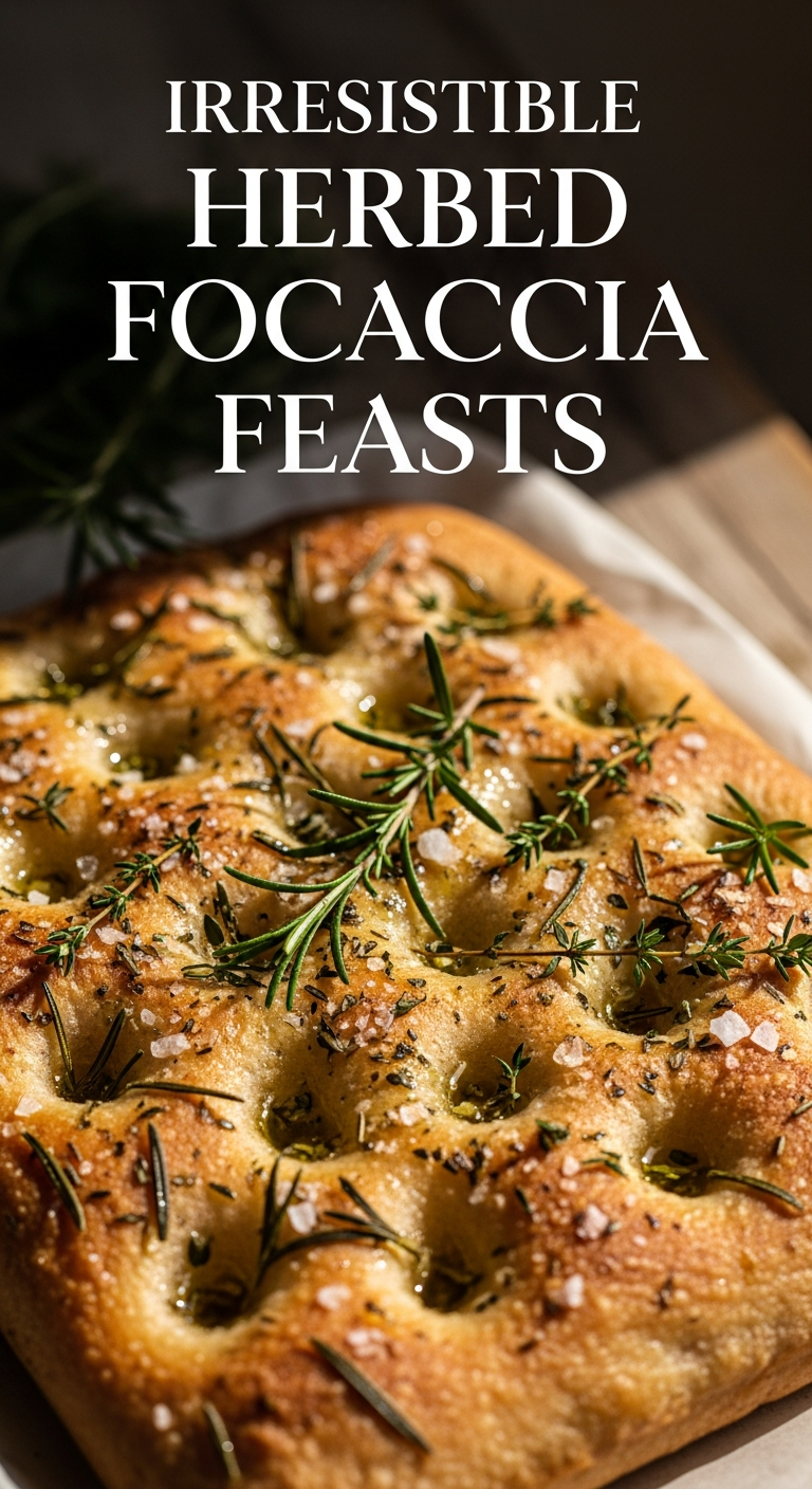 Herbed Focaccia Feasts: A Flavorful Italian Classic Unveiled