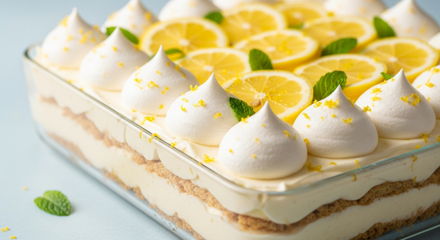Irresistible Refreshing No-Bake Lemon Icebox Cake: Chill Out