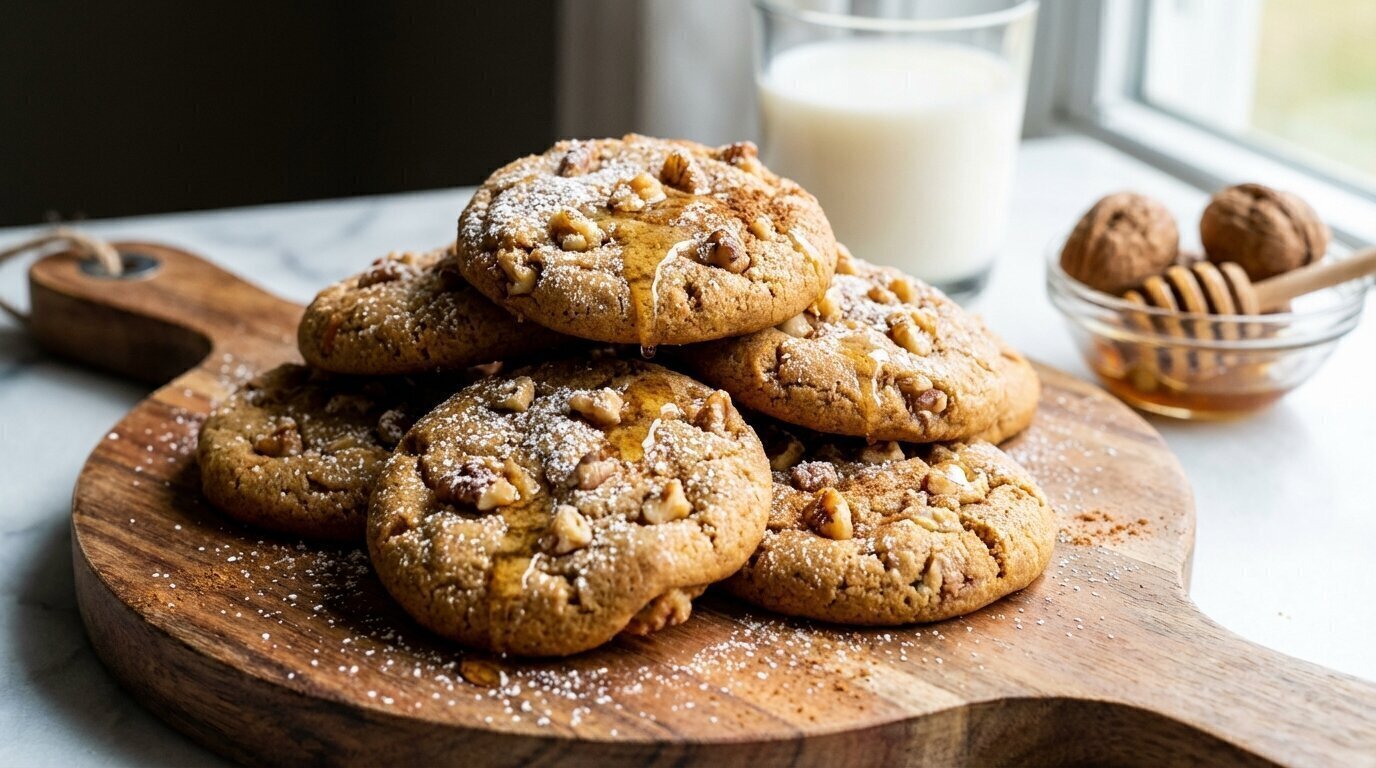 Irresistible Spiced Honey Walnut Cookies: A Flavorful Treat