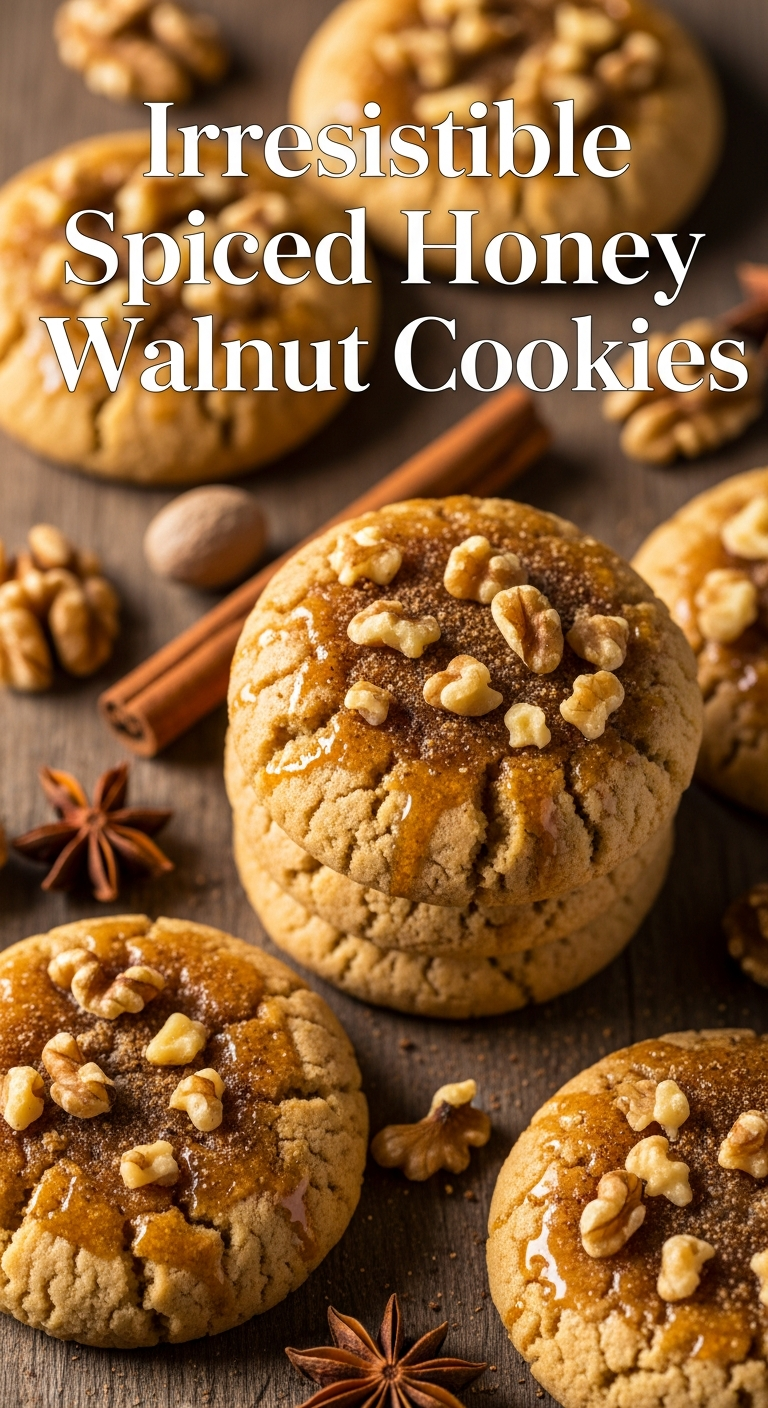 Irresistible Spiced Honey Walnut Cookies: Warm Up Your Season