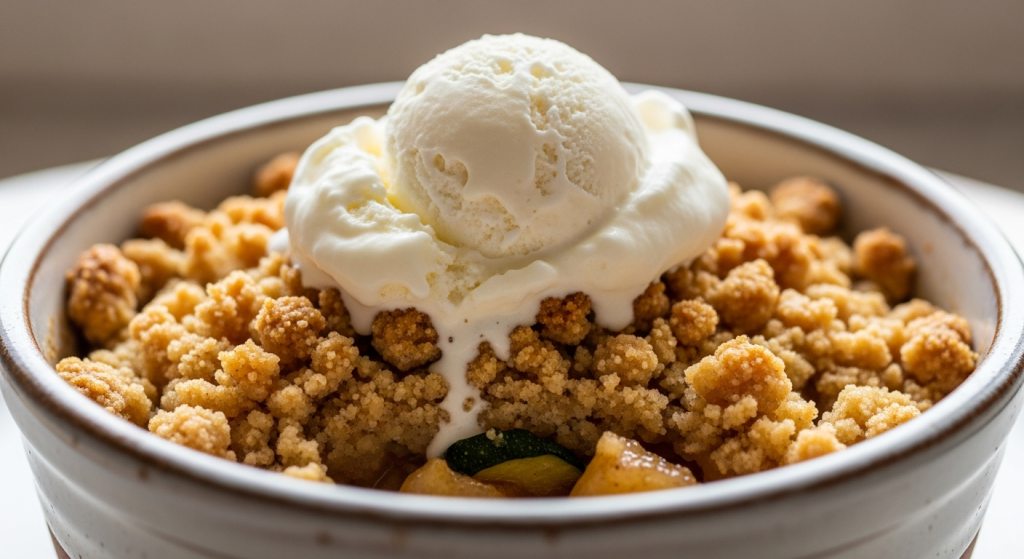 Low-Carb Apple Crisp Zucchini & Chayote Twist Delight