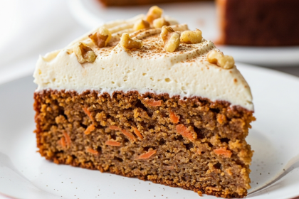 Paleo Carrot Cake Delight with Creamy Cashew Frosting