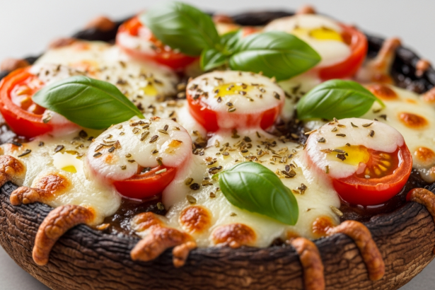 Portobello Mushroom Pizzas: Savory Bites of Earthy Delight