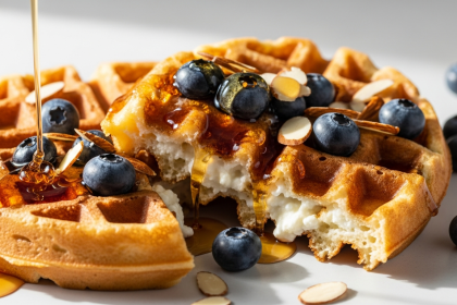 Power-Packed Cottage Cheese Waffles A High-Protein Twist