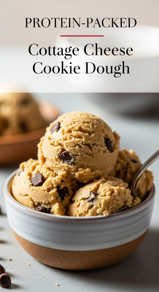 Protein-Packed Cottage Cheese Cookie Dough Healthy Indulgence