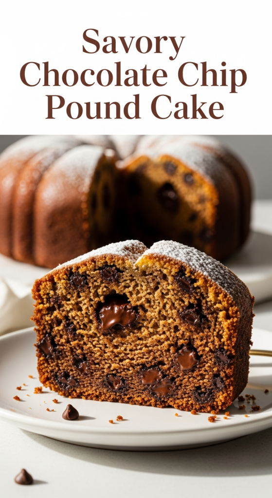 Savory Chocolate Chip Pound Cake A Classic Delight Recipe