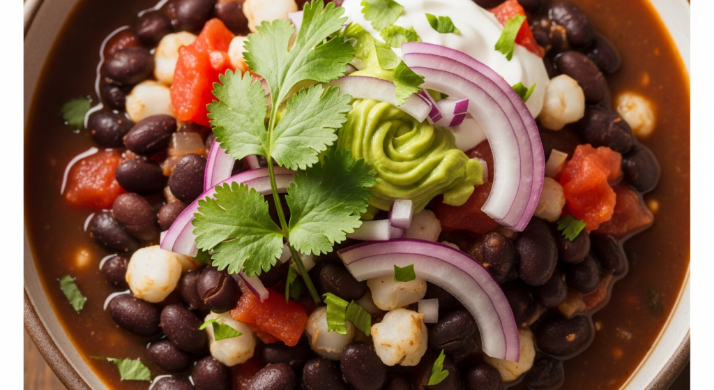 Simple Hearty Black Bean & Hominy Stew: A Wholesome Comfort Bowl