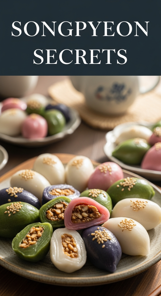 Songpyeon Secrets Korean Sweet Rice Cakes with Sesame Bliss