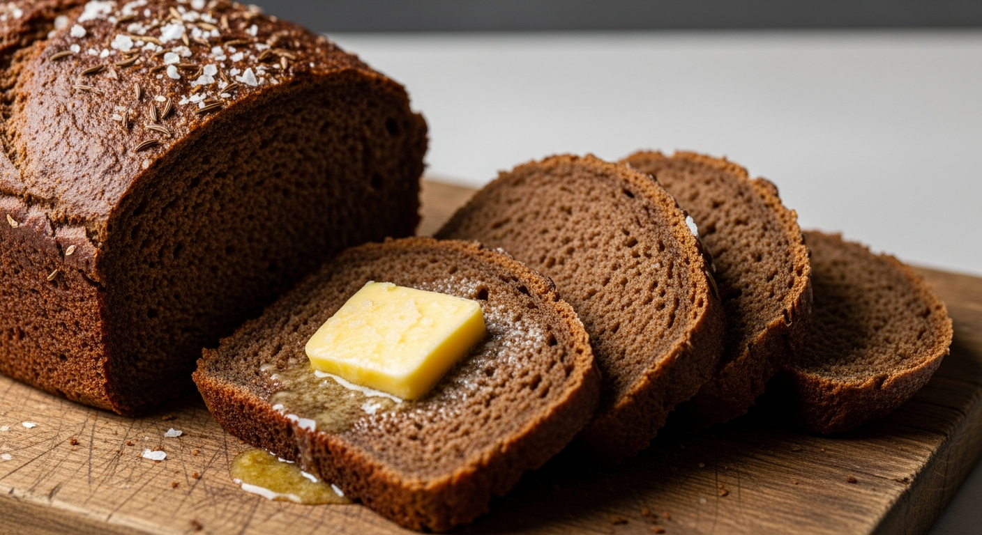 Steamed Dense Dark Rye Bread: Tradition Meets Texture