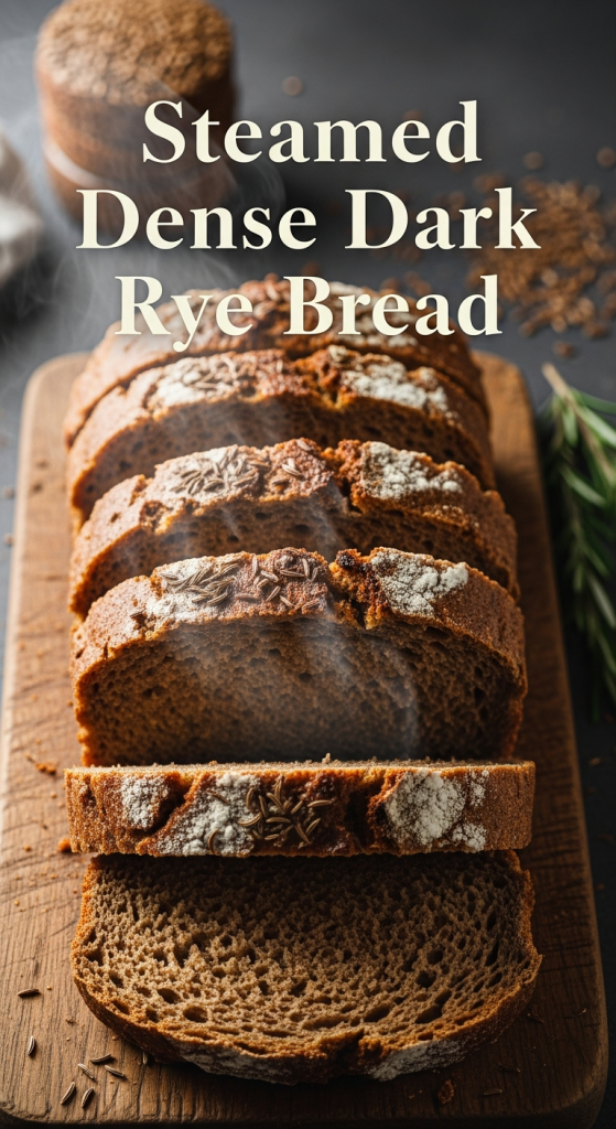 Steamed Dense Dark Rye Bread: Tradition Meets Texture