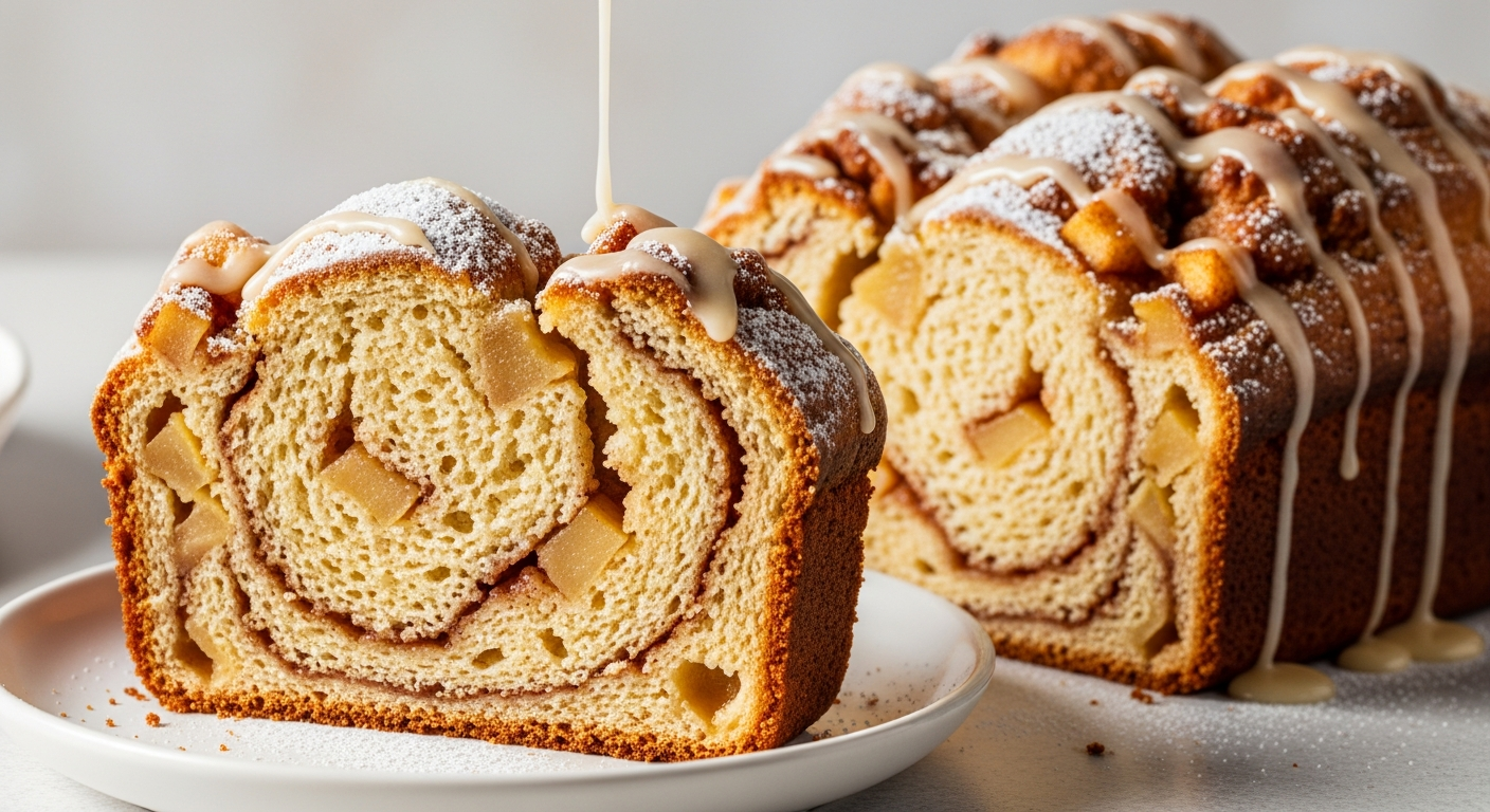 The Best Apple Fritter Bread Loaf: Sweet Sensation