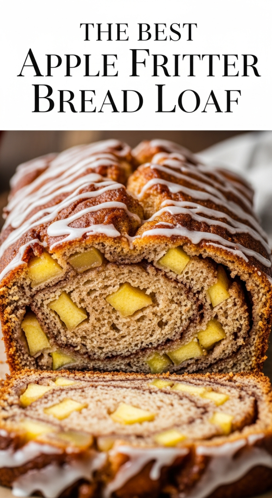 The Best Apple Fritter Bread Loaf Sweet Sensation