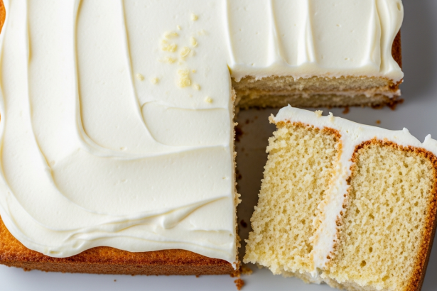 The Irresistible Charm of Classic Vanilla Sheet Cake