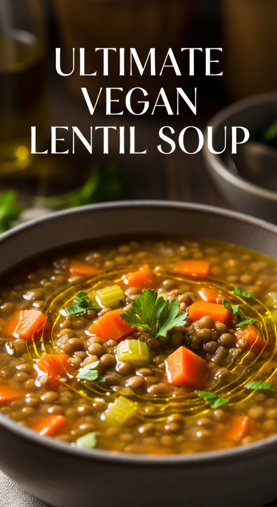 Ultimate Vegan Lentil Soup Recipe: Rich Power-Packed Protein