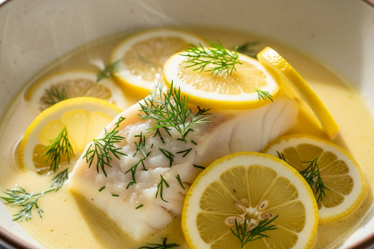 Zesty Baked Cod in Luscious Lemon-Dill Cream Sauce: Irresistible recipe