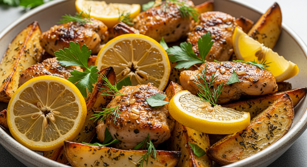 Zesty Instant Pot Greek Lemon Chicken & Potatoes Delight
