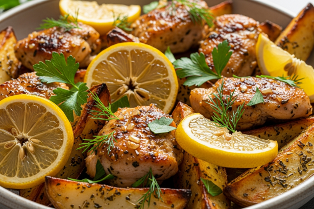 Zesty Instant Pot Greek Lemon Chicken & Potatoes Delight