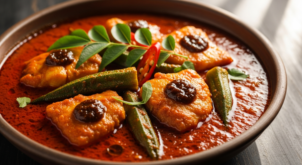 Zesty Tamarind Magic Spicy & Sour Fish Curry Delight