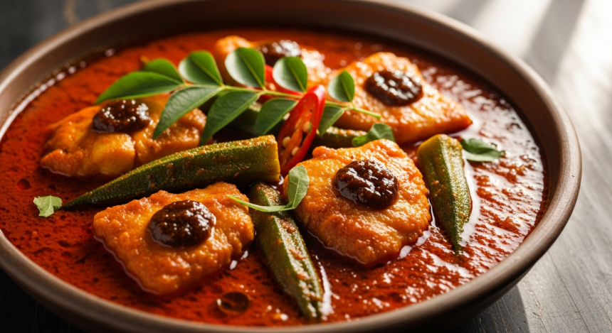 Zesty Tamarind Magic Spicy & Sour Fish Curry Delight