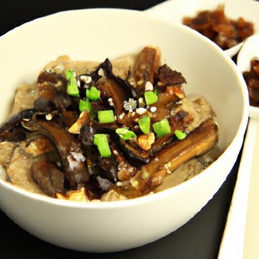 Umami Delight: Savory Oatmeal with mushrooms & Soy Sauce
