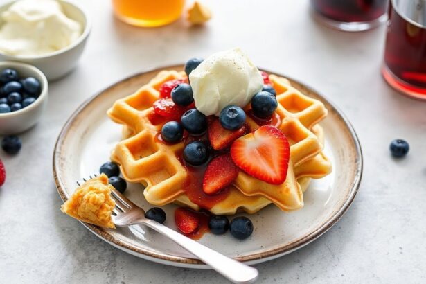 وجبات وافية بالجبن القريش عالية البروتين، بطعم غني وقوام مقرمش، بوست Power-Packed Cottage Cheese Waffles