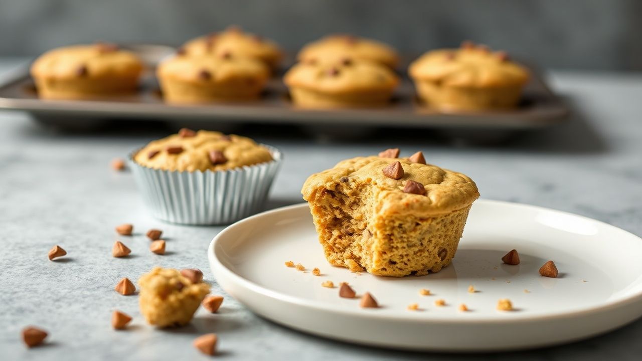 مادل صغيرة نباتية غنية ببروتين الكريكيت المقرمش، مثالية لذواقة جريئين، دون ذكر كلمة مفتاحية