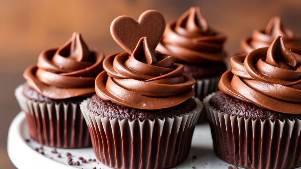 Fudgy vegan chocolate cupcake texture