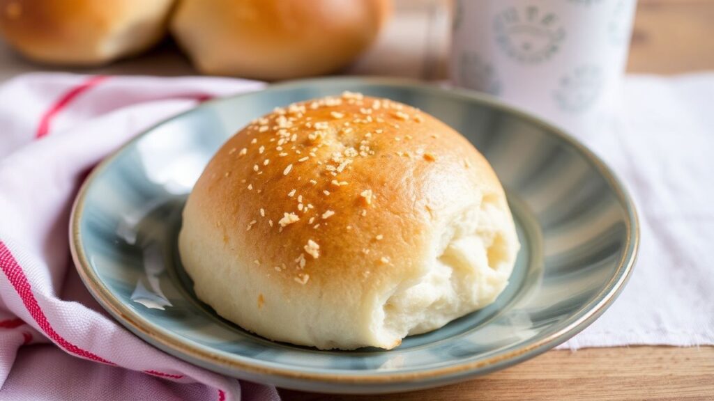 Gluten-free fluffy yeast rolls, soft and light, fresh aroma