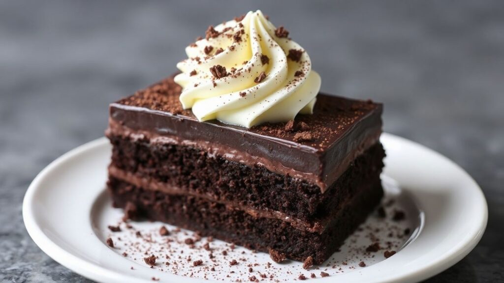 Brooklyn Blackout cake style layers