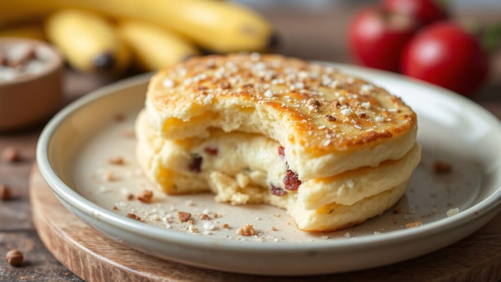 Fluffy vegan crumpets with a golden, airy crumb