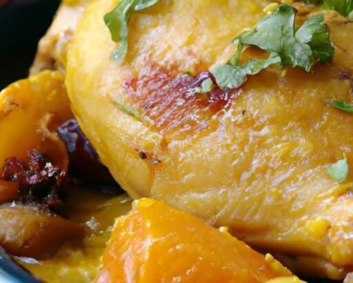 Savor Tradition: Moroccan Chicken Tagine with Sweet Apricots