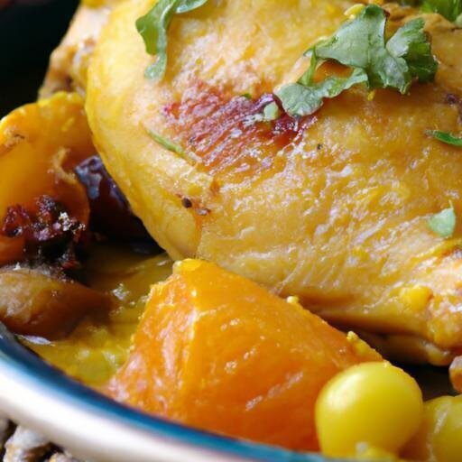 Savor Tradition: Moroccan Chicken Tagine with Sweet Apricots