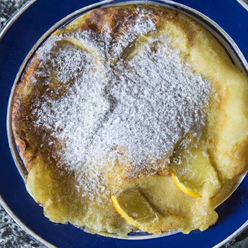 Fluffy Dutch Baby Pancake: Zesty Lemon & Sugar Bliss