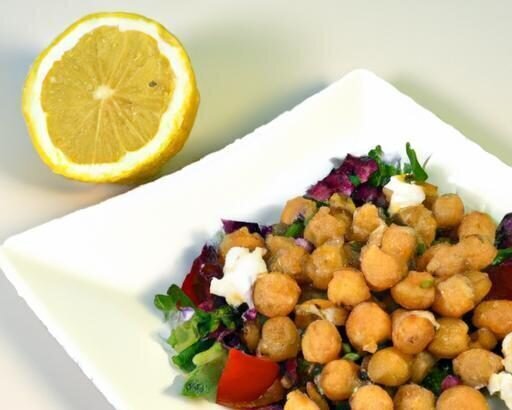 Mediterranean Delight: Greek Chickpea Salad with Feta & Lemon