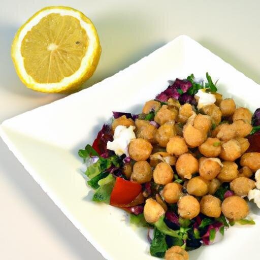 Mediterranean Delight: Greek Chickpea Salad with Feta & Lemon