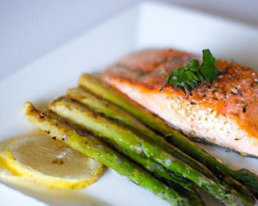 Zesty One-Pan Lemon Garlic Salmon with Tender Asparagus