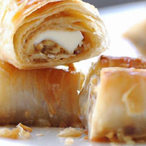 Delightful Sweet Cheese-Filled Filo Pastries to Savor