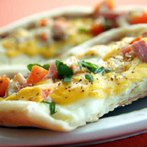 Savoring Thin Boat-Shaped Flatbreads Filled with Cheese & Egg